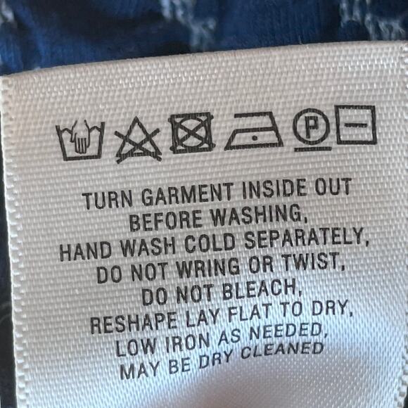 Anthropologie Postmark Top Womens Extra Small XS Rayon Textured Sleeveless Blue - Picture 8 of 12